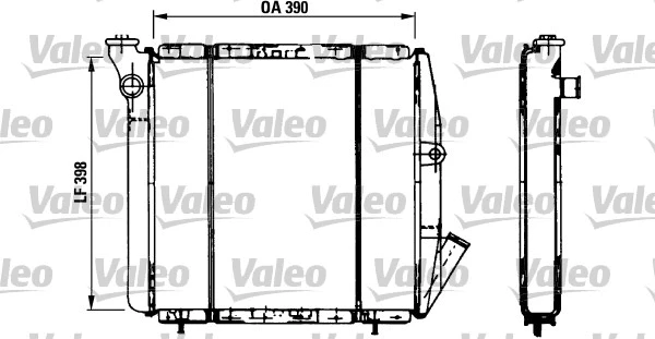 Radiator, engine cooling (810851)