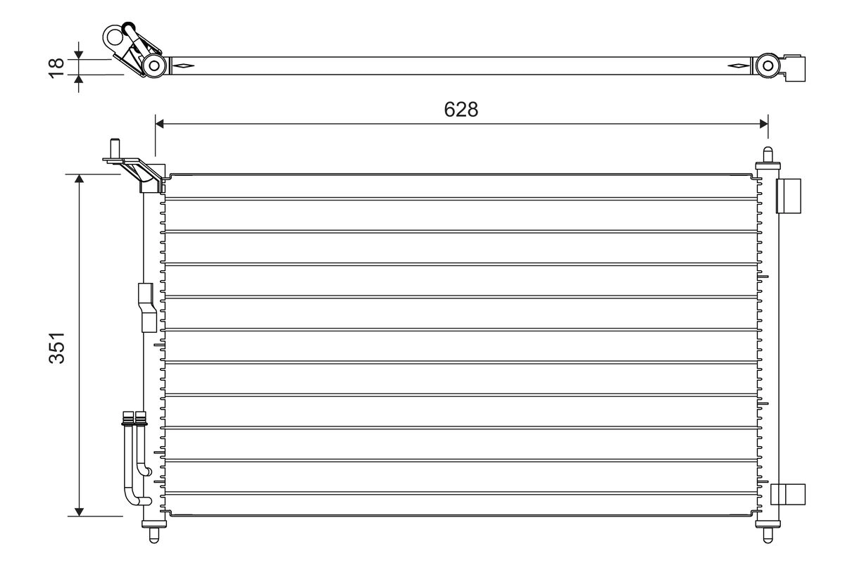 Condenser, air conditioning (817836)