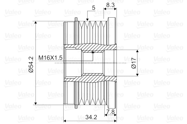 Alternator Freewheel Clutch