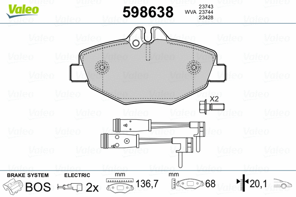 Brake Pad Set, disc brake