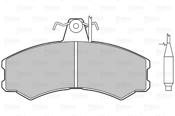 Brake Pad Set, disc brake (598153)