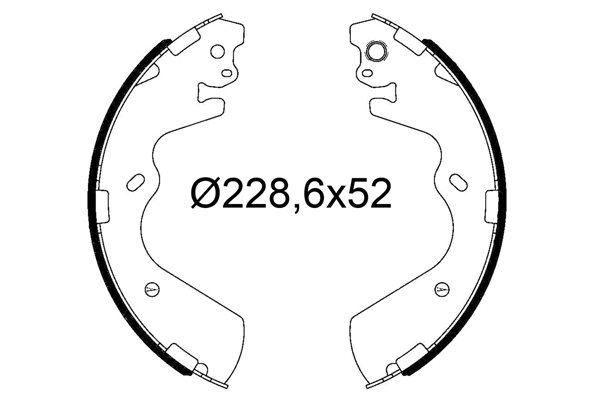 Brake Shoe Set (564333)