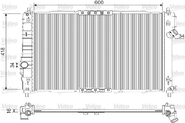 Radiator, engine cooling (733129)