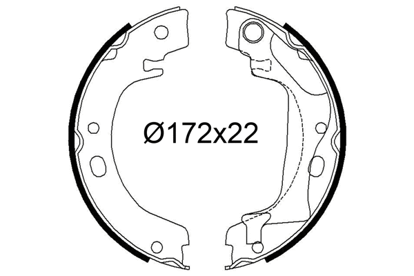 Brake Shoe Set (564239)
