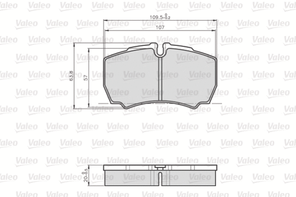 Brake Pad Set, disc brake (872123)