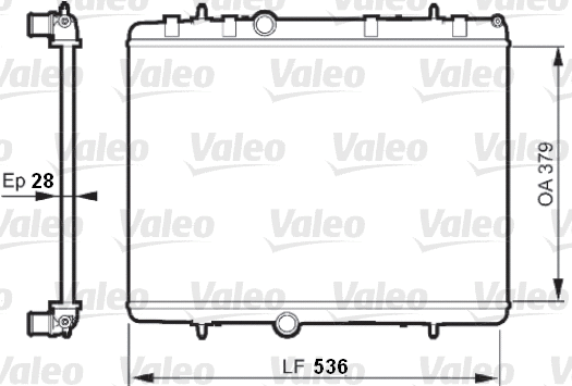 Radiator, engine cooling (735608)