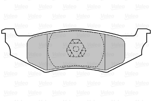 Brake Pad Set, disc brake (598965)