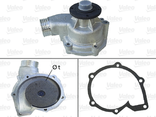 Water Pump, engine cooling (506862)
