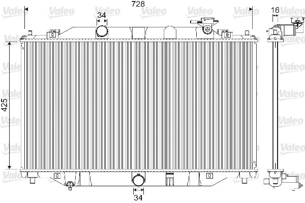 Radiator, engine cooling (733239)
