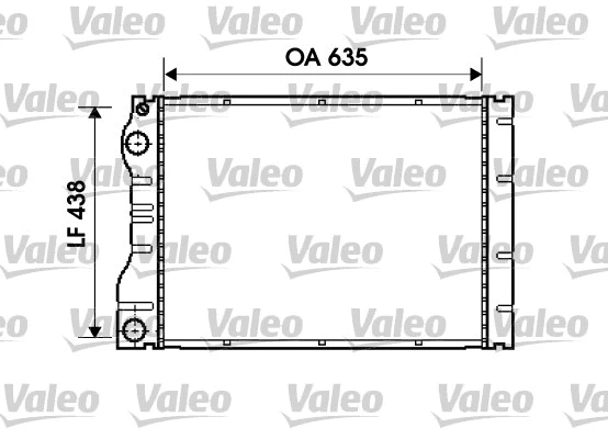 Radiator, engine cooling (734828)