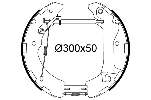 Brake Shoe Set (554977)
