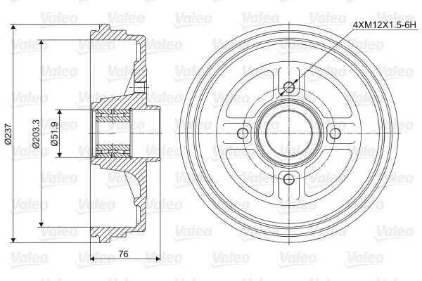 Brake Drum (237034)