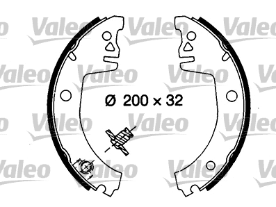 Brake Shoe Set (553758)