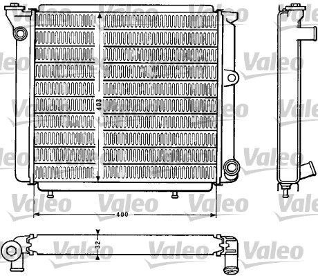 Radiator, engine cooling (810891)