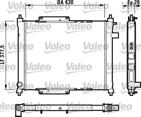 Radiator, engine cooling (731815)
