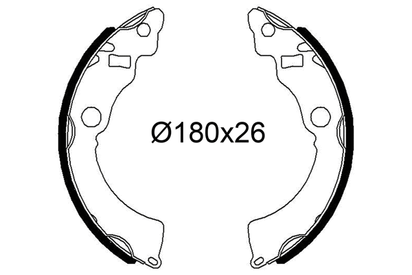 Brake Shoe Set (564264)
