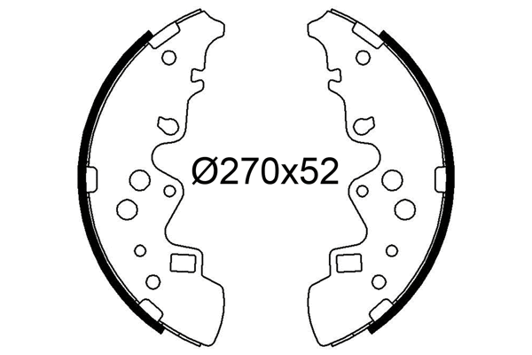 Brake Shoe Set (564314)