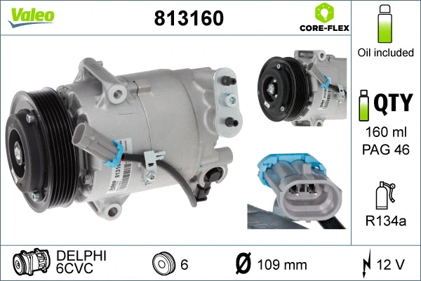Compressor, air conditioning (813160)