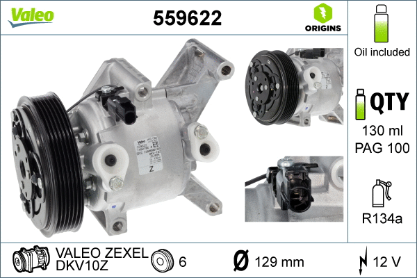Compressor, air conditioning (559622)