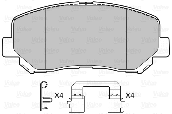 Brake Pad Set, disc brake (601487)