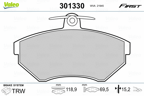 Brake Pad Set, disc brake