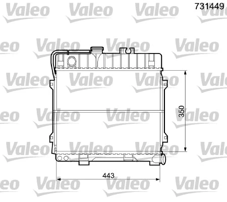 Radiator, engine cooling (731449)