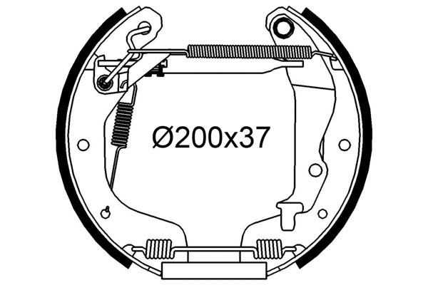 Brake Shoe Set (554966)
