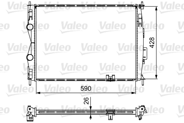 Radiator, engine cooling (735116)