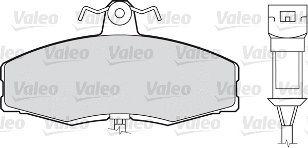 Brake Pad Set, disc brake (598169)