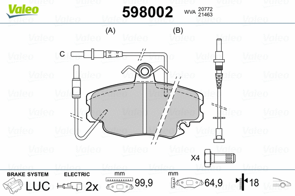 Brake Pad Set, disc brake