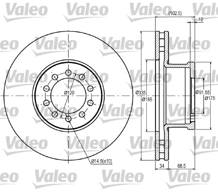 Brake Disc (187043)
