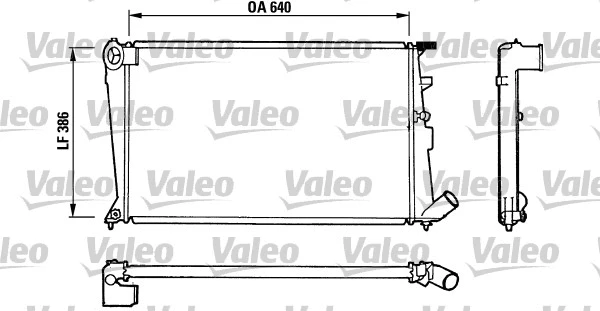 Radiator, engine cooling (810836)