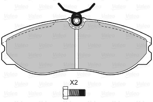 Brake Pad Set, disc brake (598602)