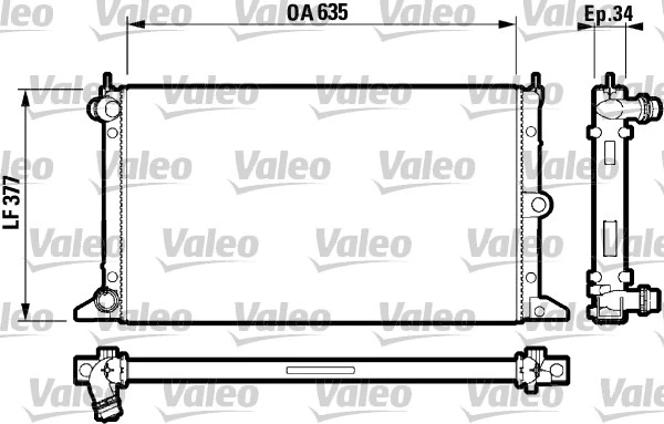 Radiator, engine cooling (732790)