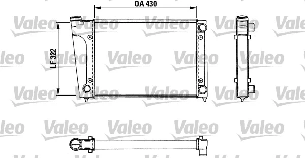 Radiator, engine cooling (883717)
