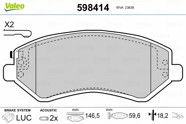 Brake Pad Set, disc brake