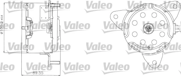 Electric Motor, radiator fan (698308)