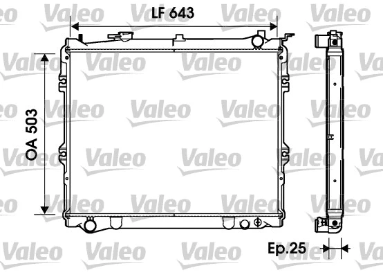 Radiator, engine cooling (734207)