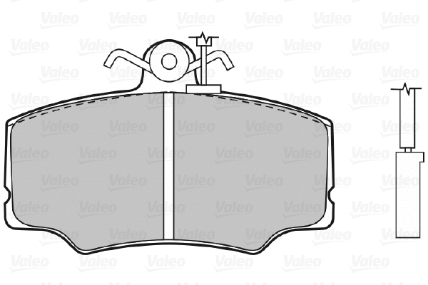 Brake Pad Set, disc brake (598005)