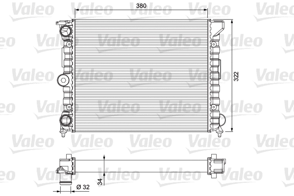 Radiator, engine cooling (383818)