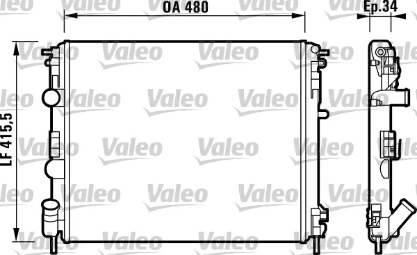 Radiator, engine cooling (732721)
