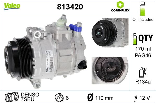 Compressor, air conditioning