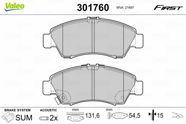 Brake Pad Set, disc brake