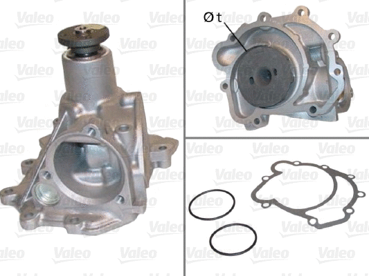 Water Pump, engine cooling (506632)