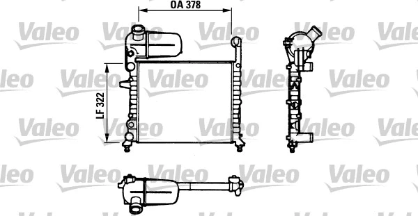 Radiator, engine cooling (811069)