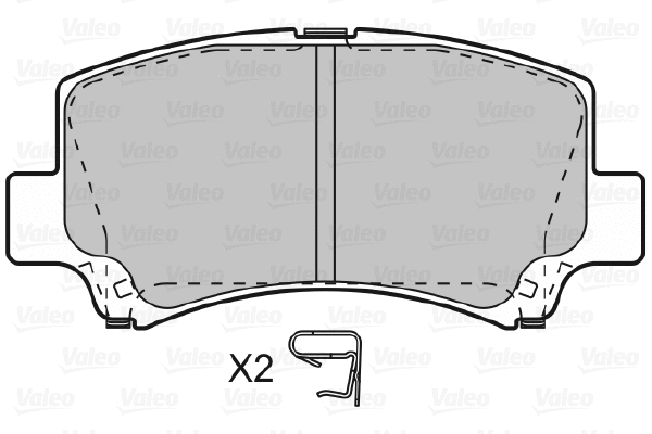Brake Pad Set, disc brake (598843)
