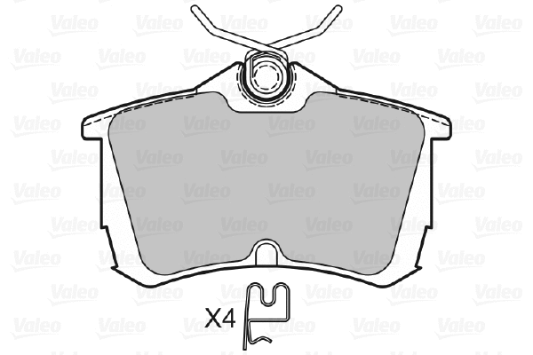 Brake Pad Set, disc brake (598758)