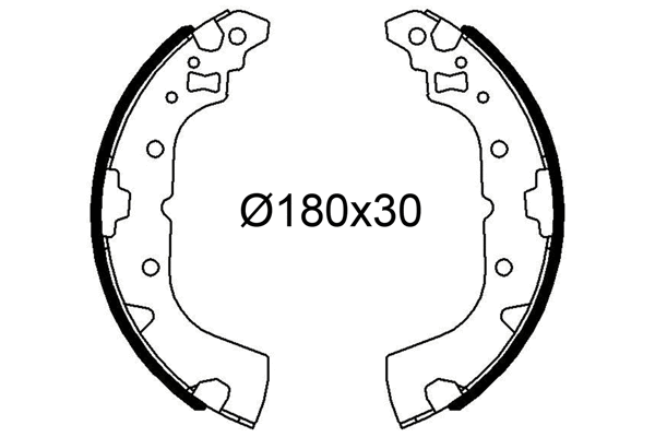 Brake Shoe Set (564281)