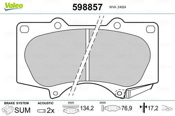 Brake Pad Set, disc brake
