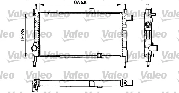 Radiator, engine cooling (883857)